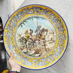 Plato "Quijote" - 51 cm. -