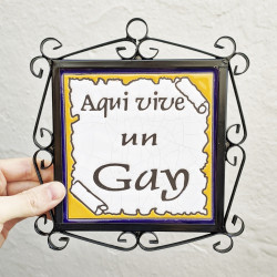 Ceramic Tile "GAY" with...