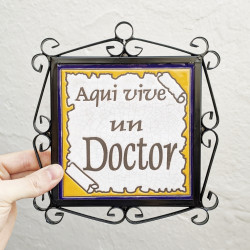 Tile "DOCTOR" Avec cadre -...