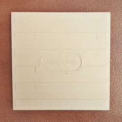 Ceramic Tile "REAL MADRID" with Frame - 15cm. (6") -