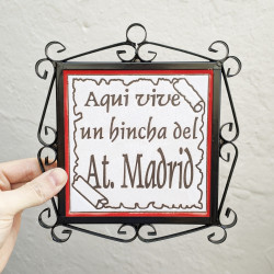 Tile "ATLETICO M." Avec...