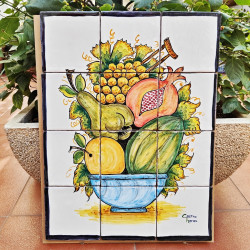 Ceramic Tile Mural "FRUTAS"