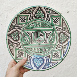 Ceramic plate "Punter" -...
