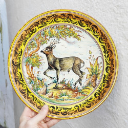 Plato de cerámica - 30 cm. -