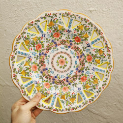 Plate "Cruz" - 30cm. -
