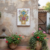 Ceramic Tile Mural "FLORES"