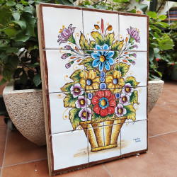 Ceramic Tile Mural "FLORES"