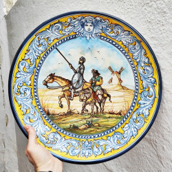 Ceramic plate "Quijote" -...