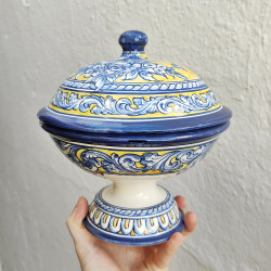 Ceramic Chalice with lid-...