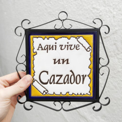 Ceramic Tile "CAZADOR" with...