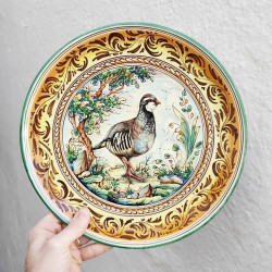 Ceramic plate - 30 cm. -
