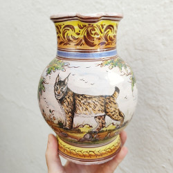 Ceramic jug - 20 cm. -