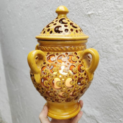 "Tito" openwork ceramic piece