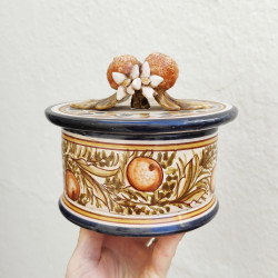 Ceramic box "Rama" - 18cm. -