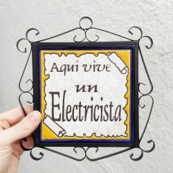 Ceramic Tile "ELECTRICISTA"...