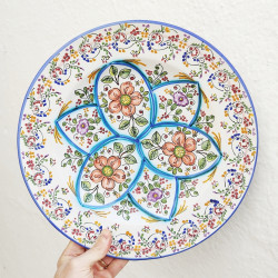 Plato "Cruz" - 34cm. -