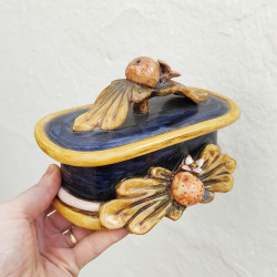 Ceramic box "Rama" - 18cm. -
