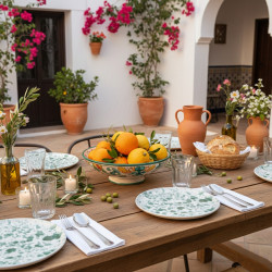 Lot de 2 plats en ceramique.