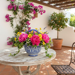 Ceramic basket "Toledo" -...