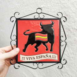 Azulejo "TORO" c/marco -...