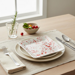 Lot de 2 plats en ceramique.