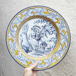 Ceramic plate - 40cm. -
