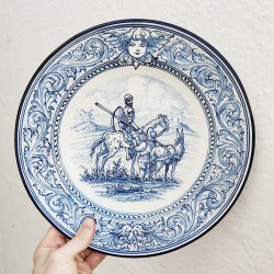 Ceramic plate "Quijote" -...