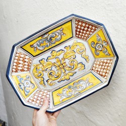 Ceramic tray - 37cm. -