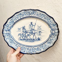 Bandeja "Quijote" - 34 cm. -