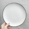 Set di 2 piatti in ceramica.