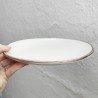 Set di 2 piatti in ceramica.