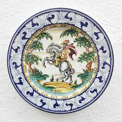 Plato de cerámica - 40cm. -