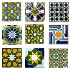 Piastrelle in ceramica da 7,5 cm (3 pollici) -