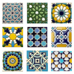 Piastrelle in ceramica da 7,5 cm (3 pollici) -