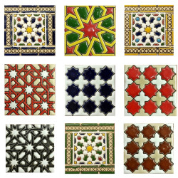 Piastrelle in ceramica da 7,5 cm (3 pollici) -