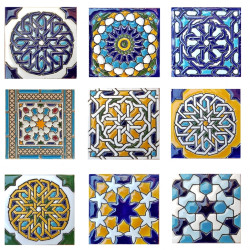 Piastrelle in ceramica da 7,5 cm (3 pollici) -