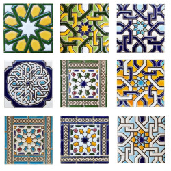Azulejos 7,5cm (3 in.) de cerámica -