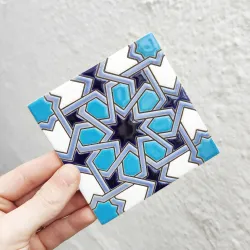 Piastrelle in ceramica da 11 cm (4,3 pollici) - Prodotte in Spagna -