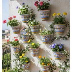 Lot 3 Pot en céramique - 14cm. -