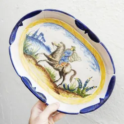Plateau "Diaz" - 36 cm. -
