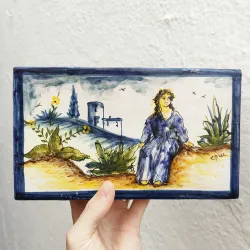 Ceramic box "Diaz" - 25 cm. -