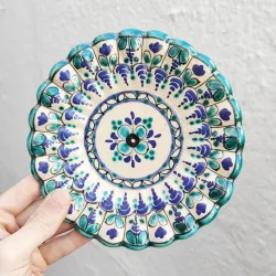 Plato de cerámica - 18cm. -