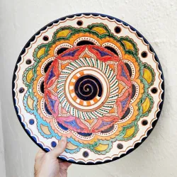 Ceramic Plate "Tito" - 37 cm. -
