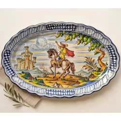 Bandeja "Talavera" - 44 cm. -