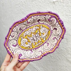 Bandeja de cerámica - 25cm. -