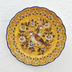 Plate "Birds" - 40cm. -