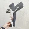 Krucyfiks ceramiczny - 36 cm. -
