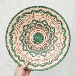 Piatto in ceramica "Tito" - 37 cm.