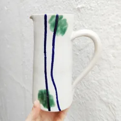 Dzbanek ceramiczny - 22 cm - Kamionka