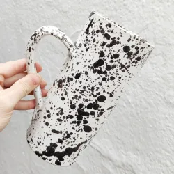 Dzbanek ceramiczny - 22 cm - Kamionka